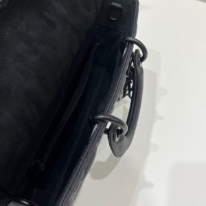Replica Dior Lady D-Joy Large Bag Black Matte - premium-grade designer purse dupe