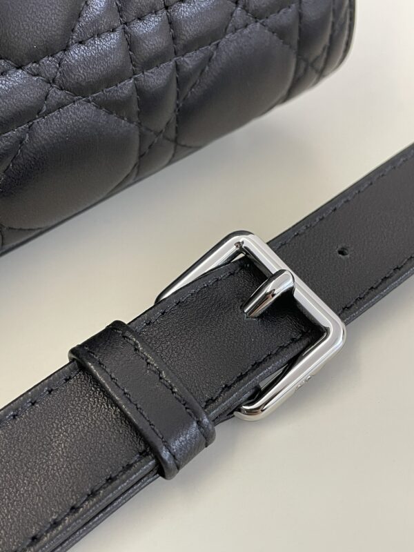 Replica Lady Dior Large Black Silver - top-rated replica designer bag