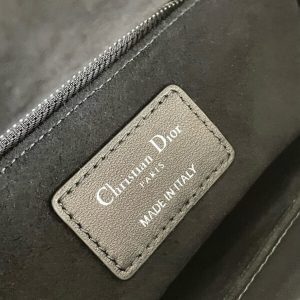 Replica Lady Dior Large Black Silver - realistic designer-inspired fake bag