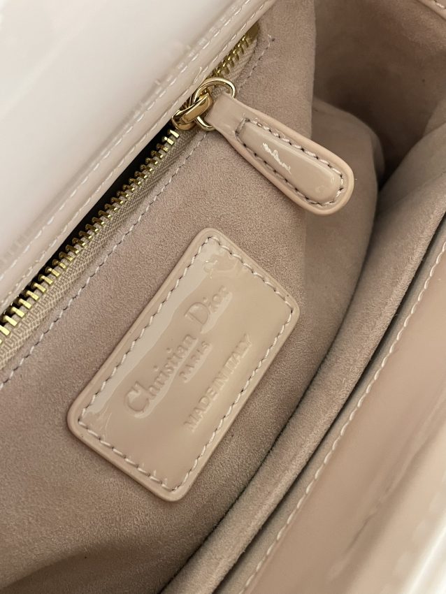 Replica Lady Dior Patent Pink ABC - high-quality designer bag clone