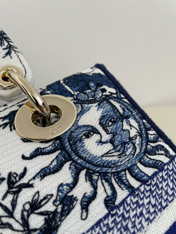 Replica Lady Dior D-Lite Blue Zodiac - high-end fake designer purse