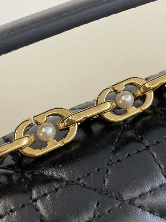 Replica Dior Jolie Top Handle Black - near-authentic luxury replica handbag