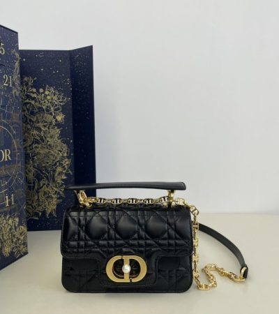 Replica Dior Jolie Top Handle Black - premium 1:1 fake handbag model