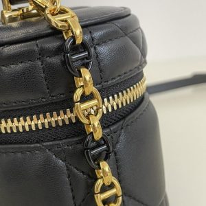 Replica Dior 30 Montaigne Vanity Black - 1:1 designer replica handbag