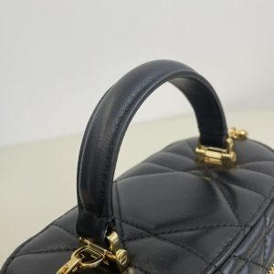 Replica Dior 30 Montaigne Vanity Black - authentic-look luxury purse replica