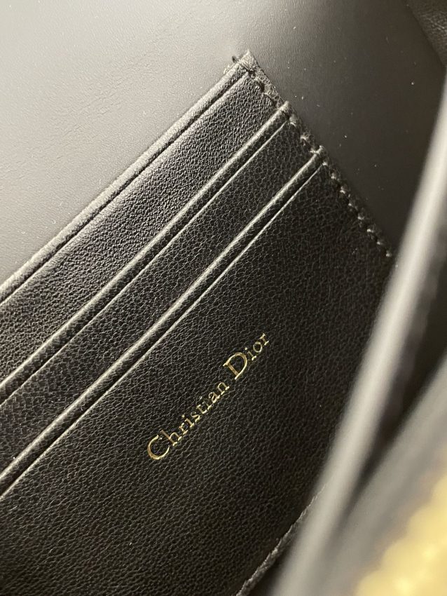 Replica Dior Miss Caro Black Wool - high-accuracy replica luxury purse