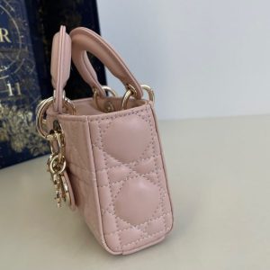 Replica Dior Lady D-Joy Mini Bag Pink - premium 1:1 fake handbag model