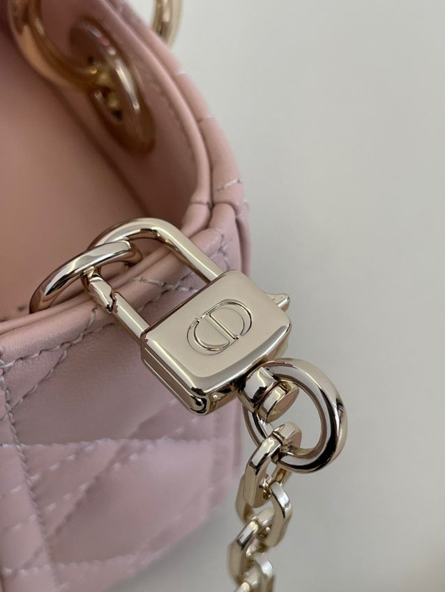 Replica Dior Lady D-Joy Mini Bag Pink - top-tier luxury replica shoulder bag