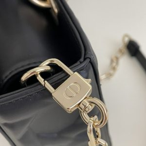 Replica Dior Lady D-Joy Large Bag Black New - top-tier luxury replica shoulder bag