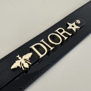 Replica Lady Dior Patent Black ABC - best quality luxury bag dupe