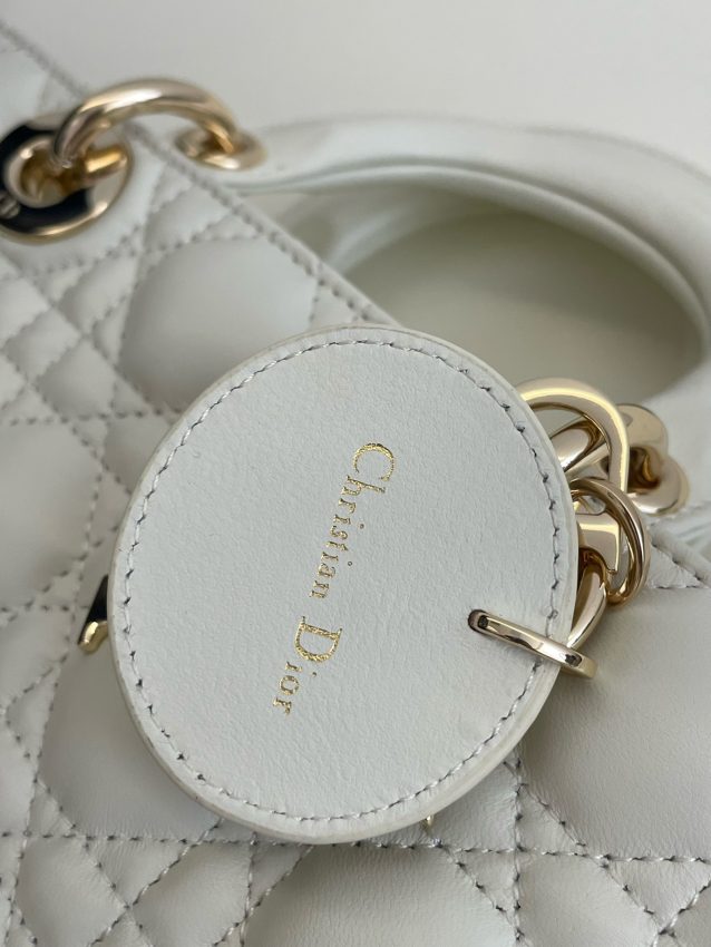 Replica Dior Lady D-Joy Large Bag White - top-tier luxury replica shoulder bag