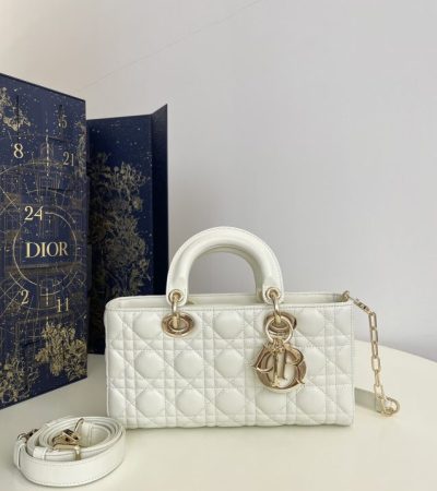 Replica Dior Lady D-Joy Large Bag White - premium-grade designer purse dupe