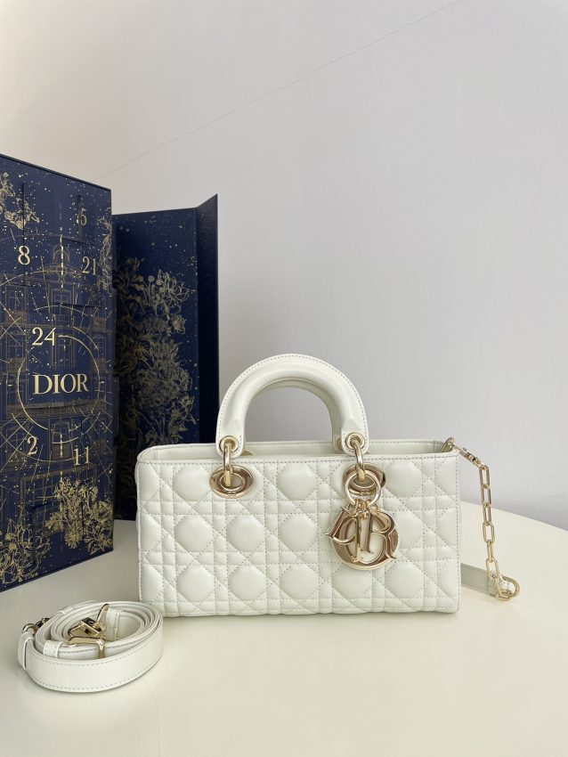 Replica Dior Lady D-Joy Large Bag White - premium-grade designer purse dupe