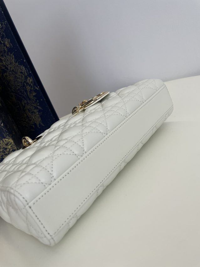 Replica Dior Lady D-Joy Large Bag White - top-rated replica designer bag