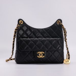 Replica CHANEL Hobo Medium Black - best-selling designer handbag dupe