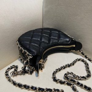 Replica CHANEL 23P Chain Around Crescent Hobo - premium-grade designer purse dupe