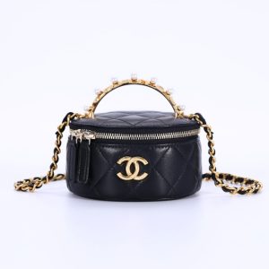 Replica CHANEL 23B Pearl Cylinder - elite superclone designer purse