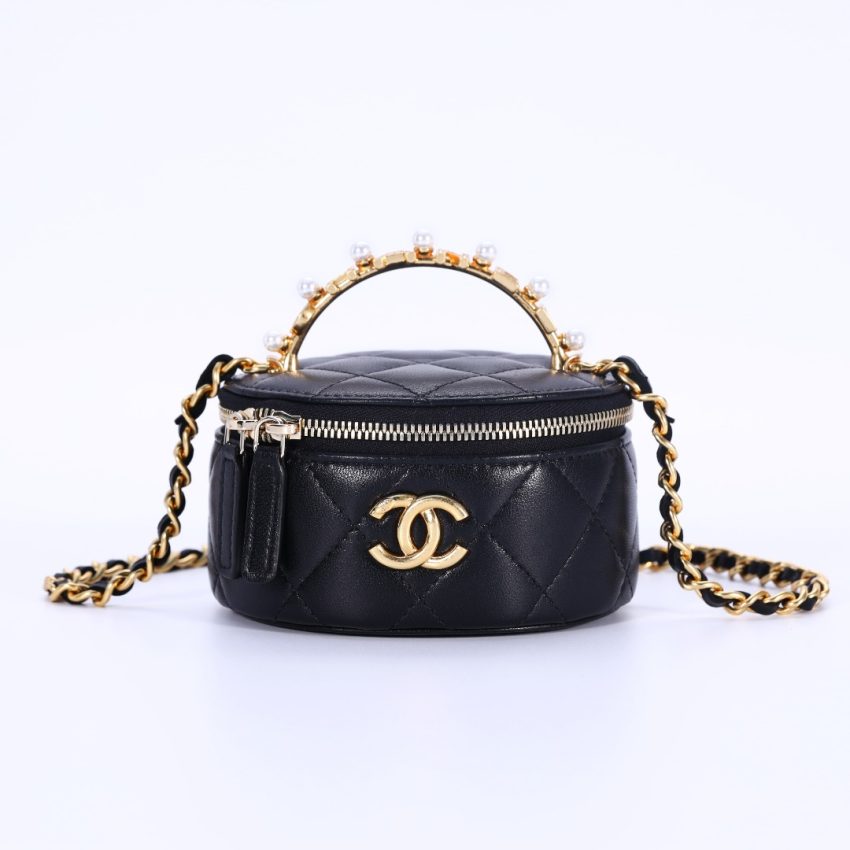 Replica CHANEL 23B Pearl Cylinder - elite superclone designer purse