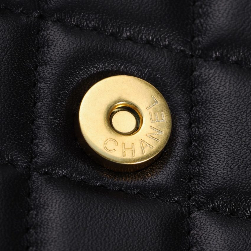 Replica CHANEL 23B Pearl Black Handle Bag - premium 1:1 fake handbag model