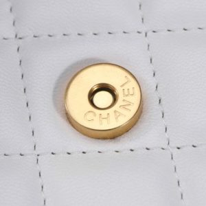 Replica CHANEL 23B Pearl White Handle Bag - high-quality designer bag clone