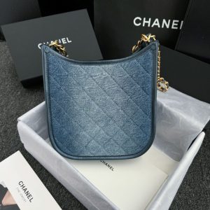 Replica CHANEL 23S Hobo Denim - authentic-look luxury purse replica