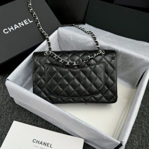 Replica CHANEL Classic Flap 23cm Black Silver - best-selling designer handbag dupe