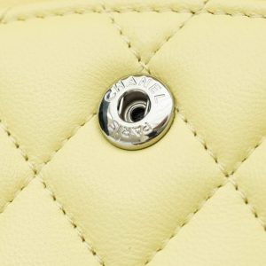 Replica CHANEL Classic Flap 25cm Yellow - best quality luxury bag dupe