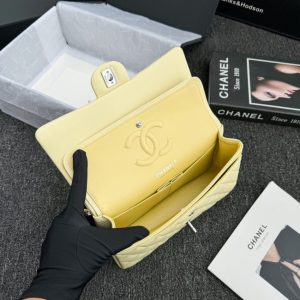 Replica CHANEL Classic Flap 25cm Yellow - top-rated replica designer bag