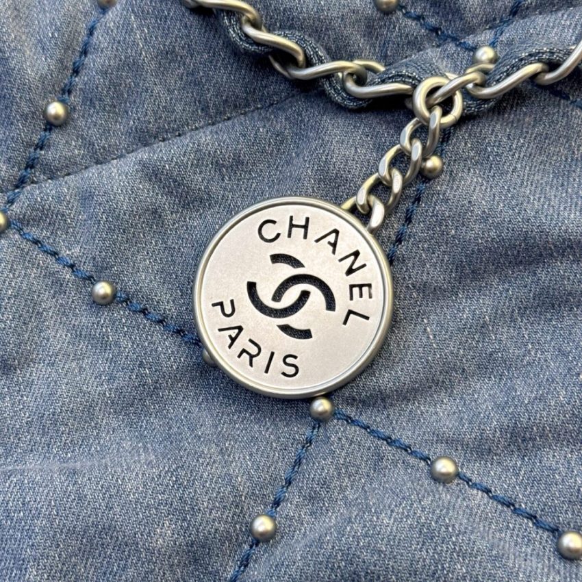 Replica CHANEL 22 Small Handbag Denim - best quality luxury bag dupe