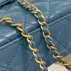Replica CHANEL 23k Kelly Grey-Blue - high-end fake designer purse