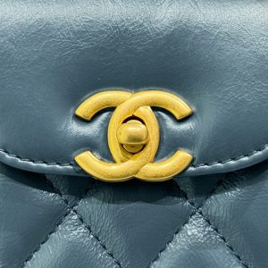 Replica CHANEL 23k Kelly Grey-Blue - ultra-realistic fake designer tote