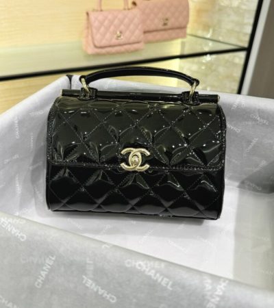 Replica CHANEL 23 Patent Box Bag - top-rated replica designer bag