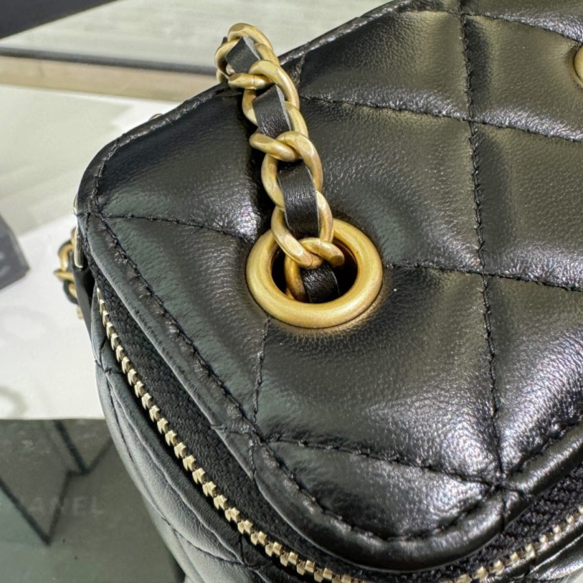 Replica CHANEL 23P Lipstick Ball Black - high-quality designer bag clone