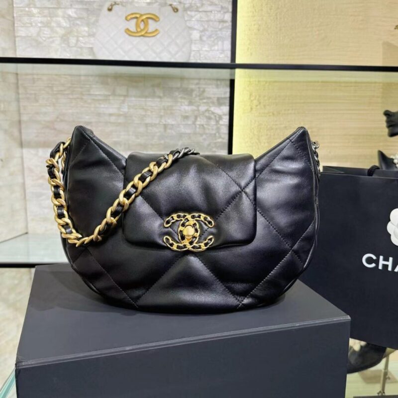 Replica CHANEL 24c Half Moon Bag - realistic designer-inspired fake bag