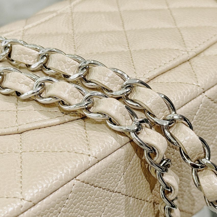 Replica CHANEL Classic Flap 23cm Apricot - top-rated replica designer bag