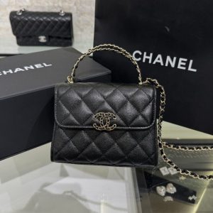 Replica CHANEL 23k Kelly Handle - near-authentic luxury replica handbag