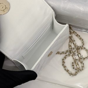 Replica CHANEL 23P Kelly Handle White - high-accuracy replica luxury purse