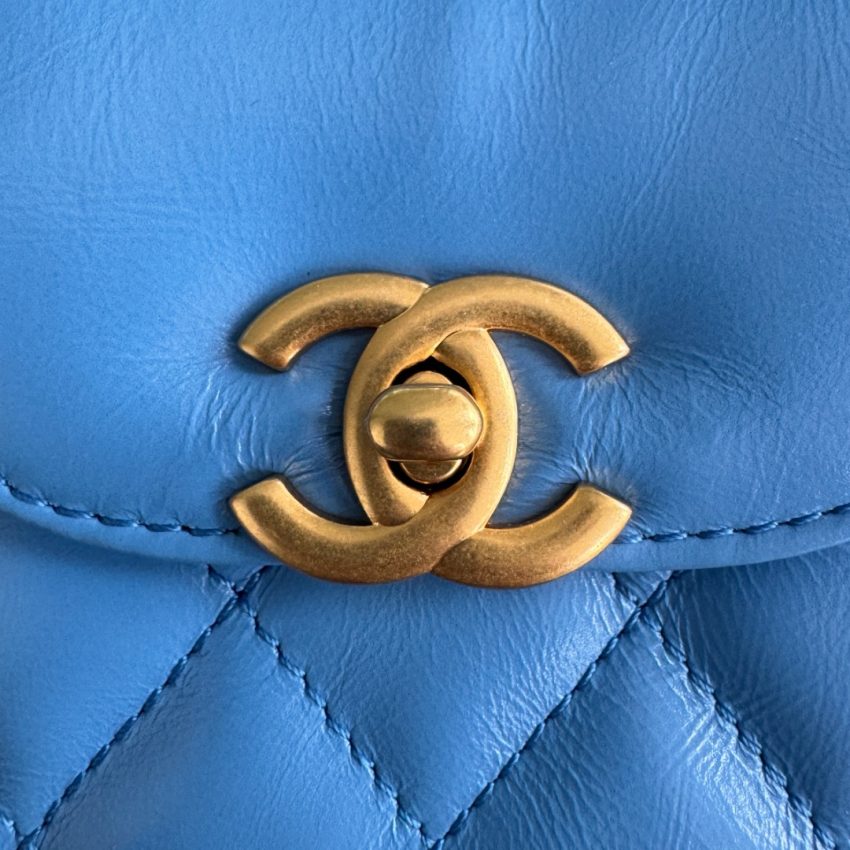 Replica CHANEL 23k Kelly Sky Blue - near-authentic luxury replica handbag