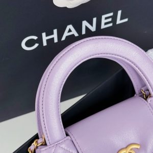 Replica CHANEL 23k Kelly Purple - top-tier luxury replica shoulder bag