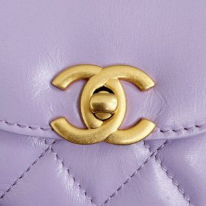 Replica CHANEL 23k Kelly Purple - high-accuracy replica luxury purse
