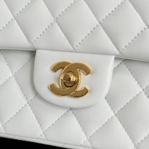 Replica CHANEL Classic Flap 25cm White - realistic designer-inspired fake bag