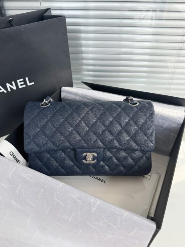 Replica CHANEL Classic Flap 25cm Dark Blue - elite superclone designer purse