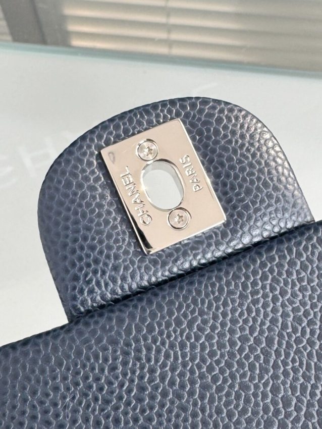 Replica CHANEL Classic Flap 25cm Dark Blue - 1:1 designer replica handbag