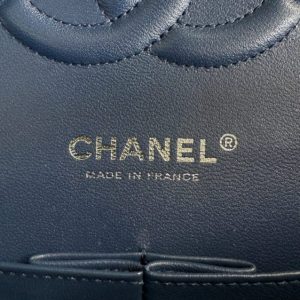 Replica CHANEL Classic Flap 25cm Dark Blue - premium 1:1 fake handbag model