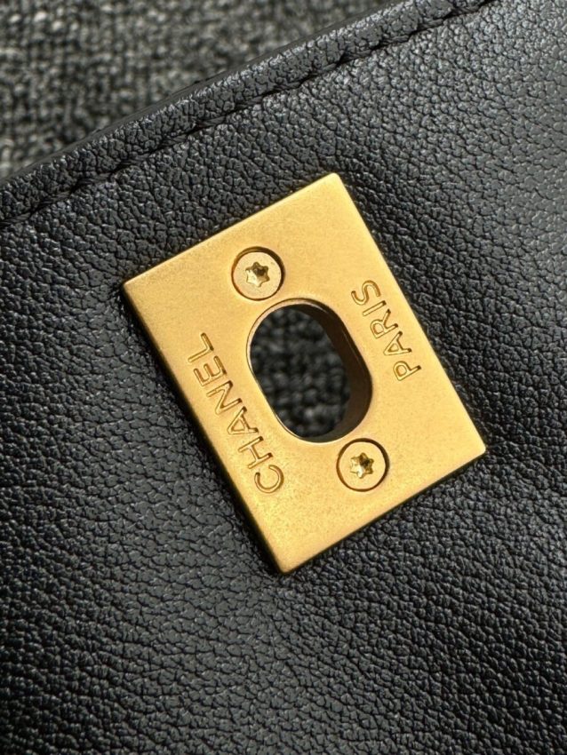 Replica CHANEL 24p Postman Bag Small Black - elite superclone designer purse