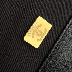 Replica CHANEL 24p Postman Bag Small Black - top-rated replica designer bag