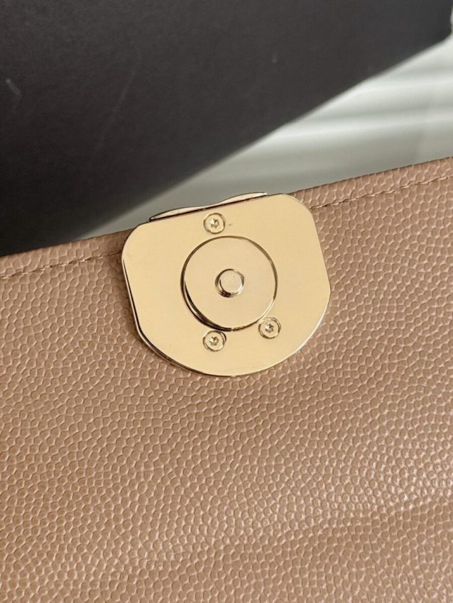 Replica CHANEL 23P Kelly Handle Milk Tea - premium 1:1 fake handbag model