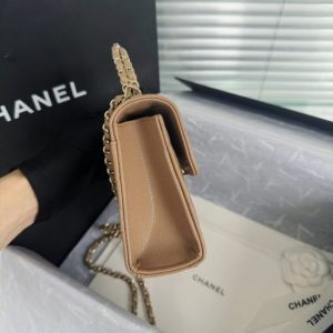 Replica CHANEL 23P Kelly Handle Milk Tea - ultra-realistic fake designer tote
