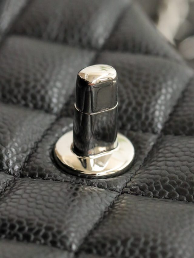 Replica CHANEL Classic Flap 17cm Silver - top-rated replica designer bag