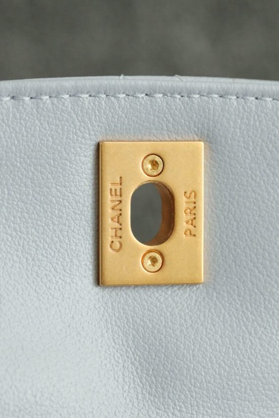 Replica CHANEL 24p Postman Small Light Blue - high-quality designer bag clone